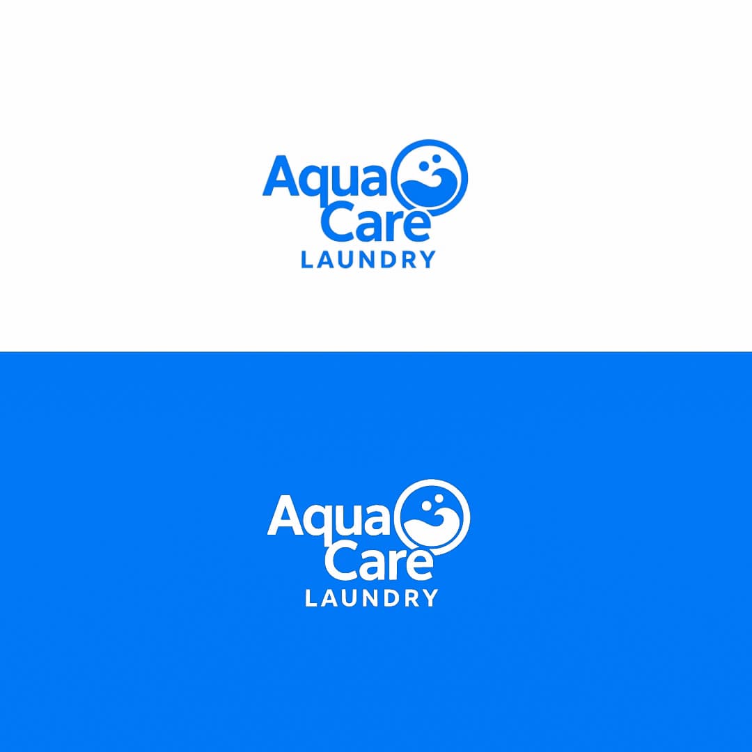 AquaCare Laundry portfolio design by PrimeEdge Creative