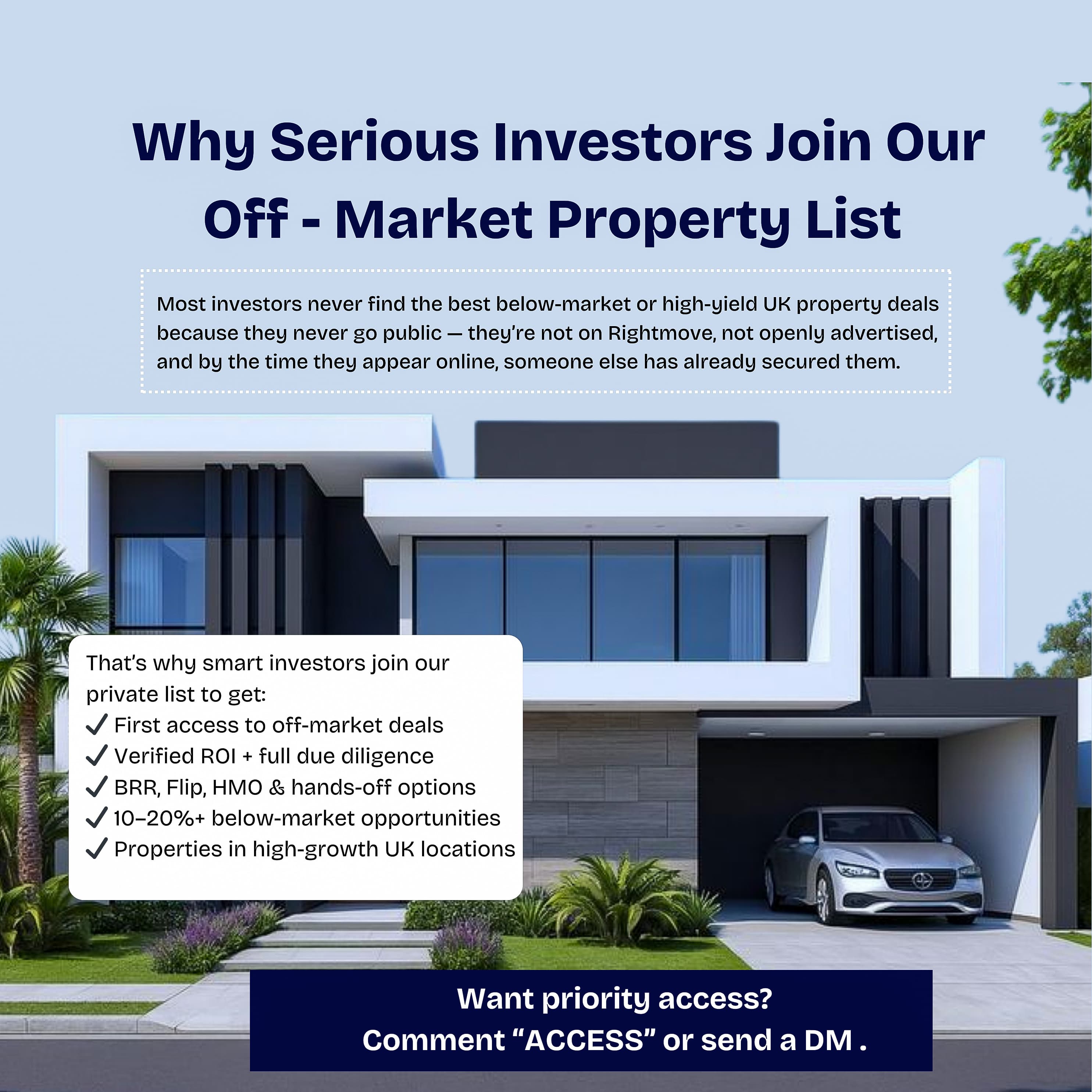 Off-Market Property Investor Campaign portfolio design by PrimeEdge Creative